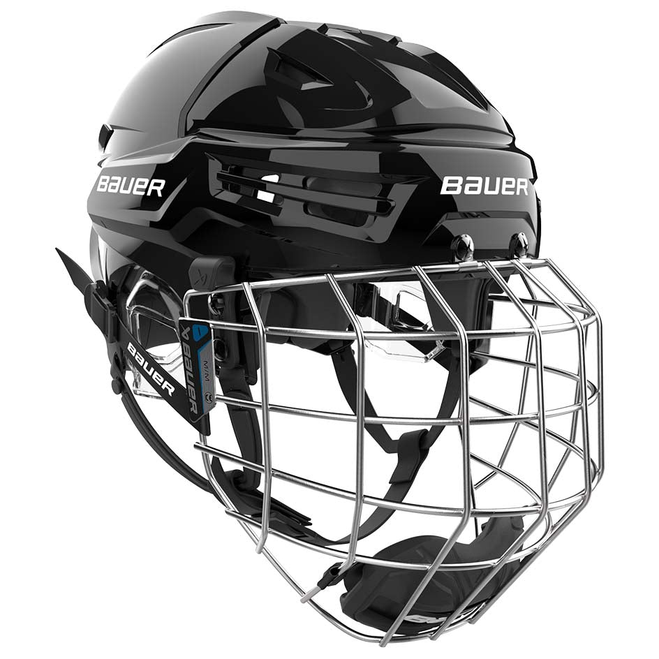 Bauer Re-Akt 70 Hockey Helmet Combo - Small / Black - Head & Face Protection