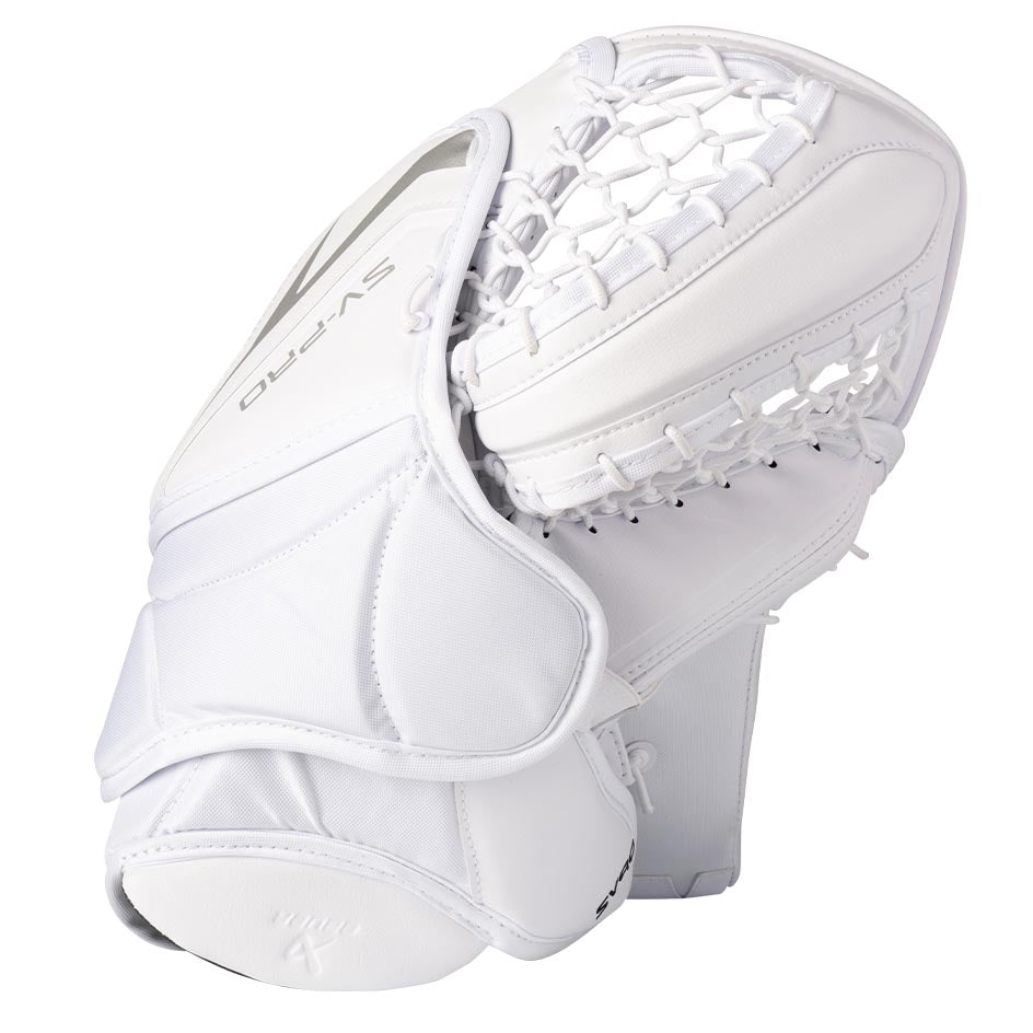 Bauer SV-90 Goalie Catch Glove Senior - White / Regular - Goalie Catchers