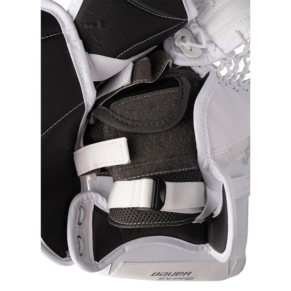 Bauer SV-90 Goalie Catch Glove Senior - White / Regular - Goalie Catchers