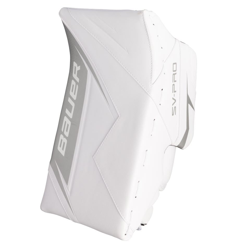 Bauer SV-Pro Goalie Blocker Intermediate - White / Regular - Goalie Blockers