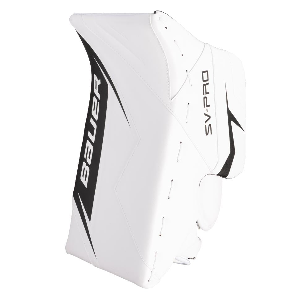 Bauer SV-Pro Goalie Blocker Senior - White/Black / Regular - Goalie Blockers