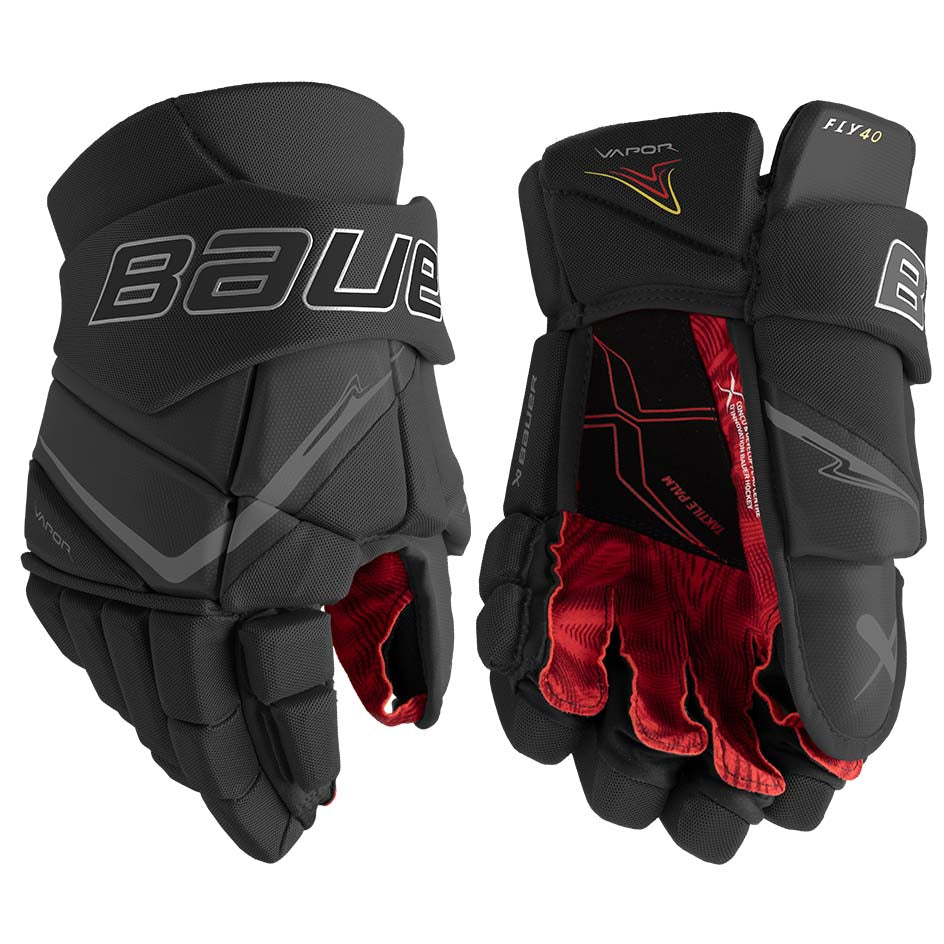 Bauer Vapor Fly40 Gloves Senior - Black / 14’’ - Ice Hockey Gloves