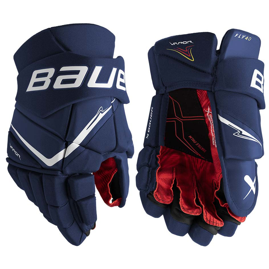 Bauer Vapor Fly40 Gloves Senior - Navy / 14’’ - Ice Hockey Gloves