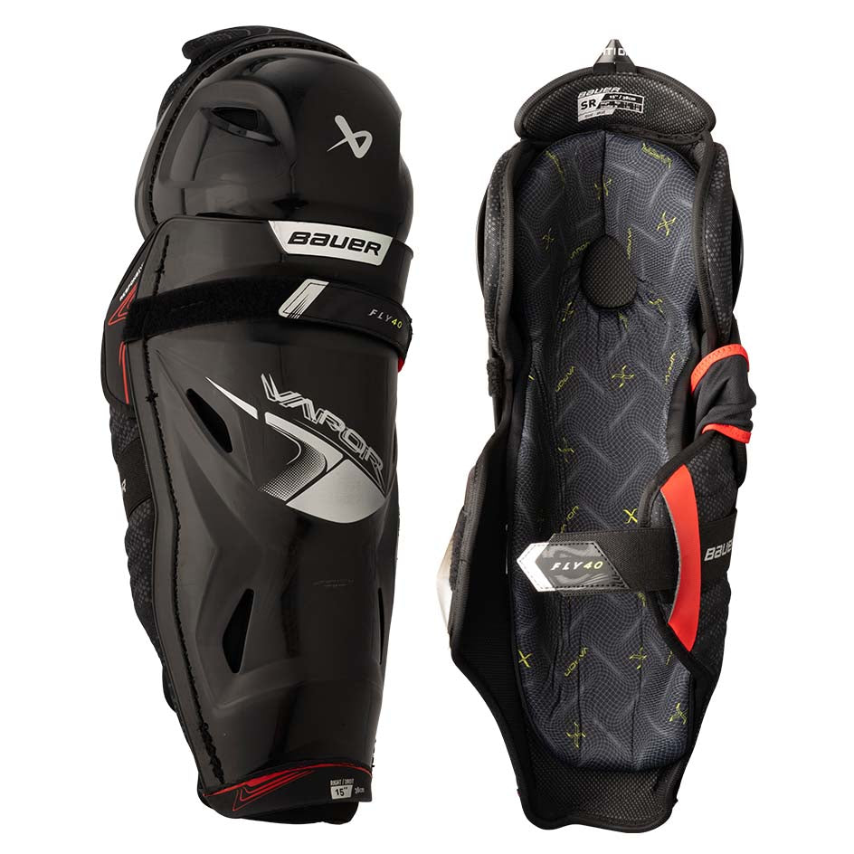 Bauer Vapor Fly40 Shin Guards Intermediate - 13’’ - Ice Hockey Shin Guards