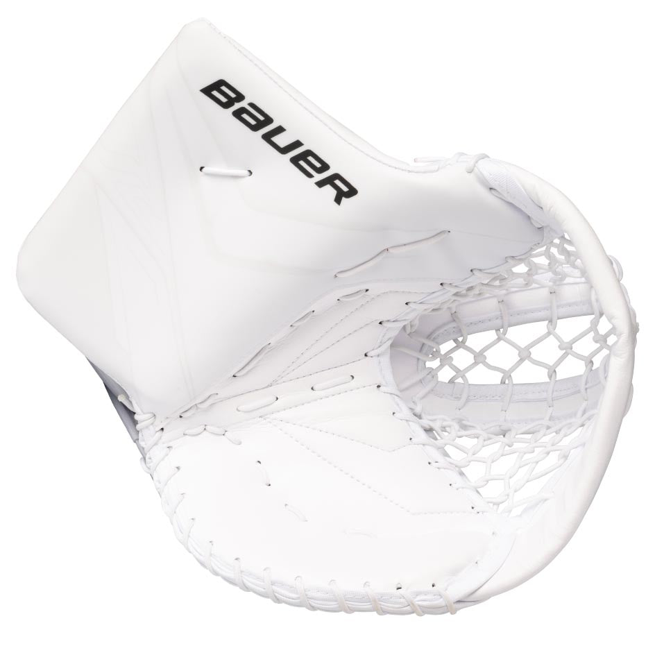 Bauer Vapor Flylite Goalie Catch Glove Senior - White - Goalie Catchers