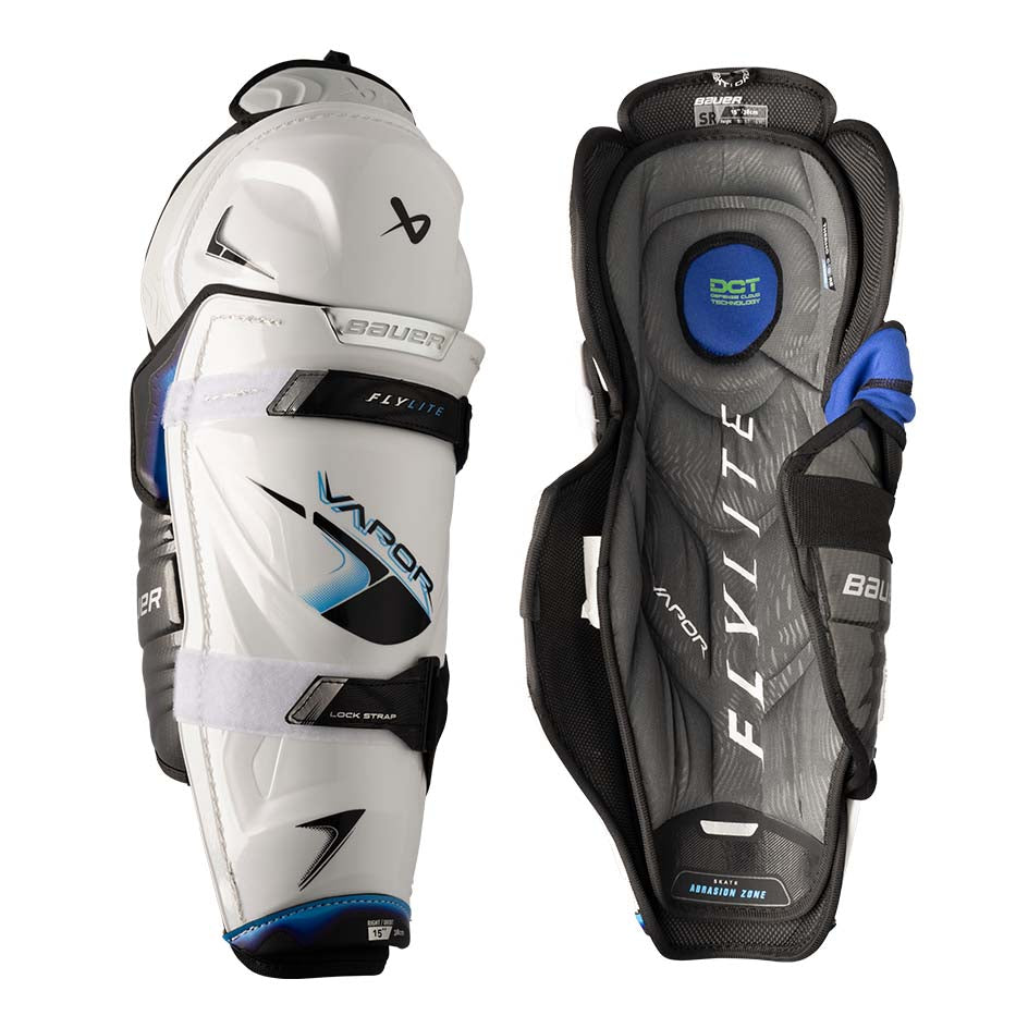 Bauer Vapor FlyLite Shin Guards Senior - 15’’ - Ice Hockey Shin Guards