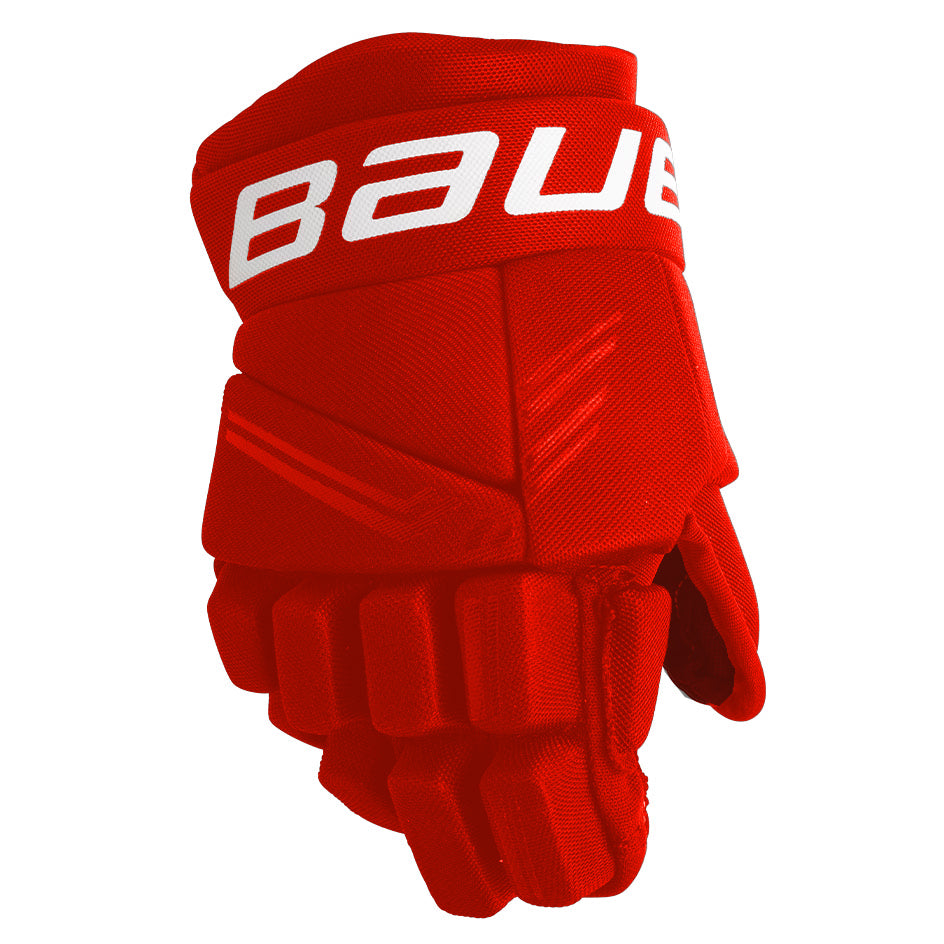 Bauer X Hockey Gloves Youth S24 - 8’’ / Red - Hockey Protection > Gloves