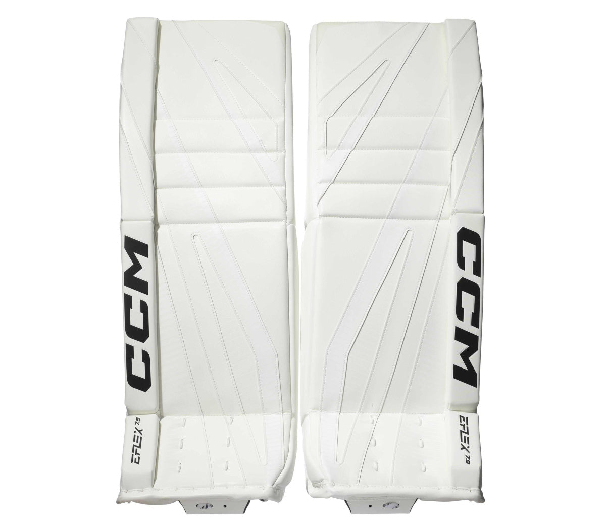 CCM Eflex 7.9 Goalie Set - Senior (33 + 1) - White (Pads Catcher & Blocker) - Goalie Pads