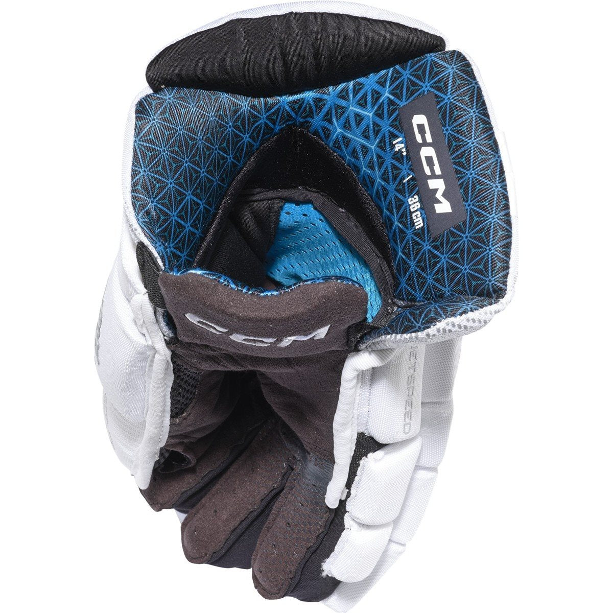 CCM JETSPEED FT8 PRO Hockey Gloves Junior White Edition - Ice Hockey Gloves