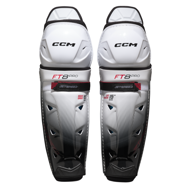 CCM JETSPEED FT8 PRO Hockey Shin Guards Senior - Ice Hockey Shin Guards