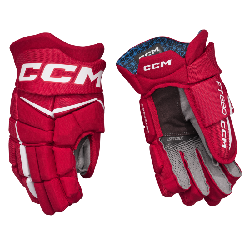 CCM JETSPEED FT880 Hockey Gloves Junior - 10 / RDWH - Ice Hockey Gloves