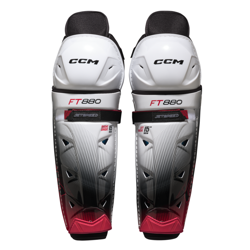CCM JETSPEED FT880 Hockey Shin Guards Junior - Ice Hockey Shin Guards