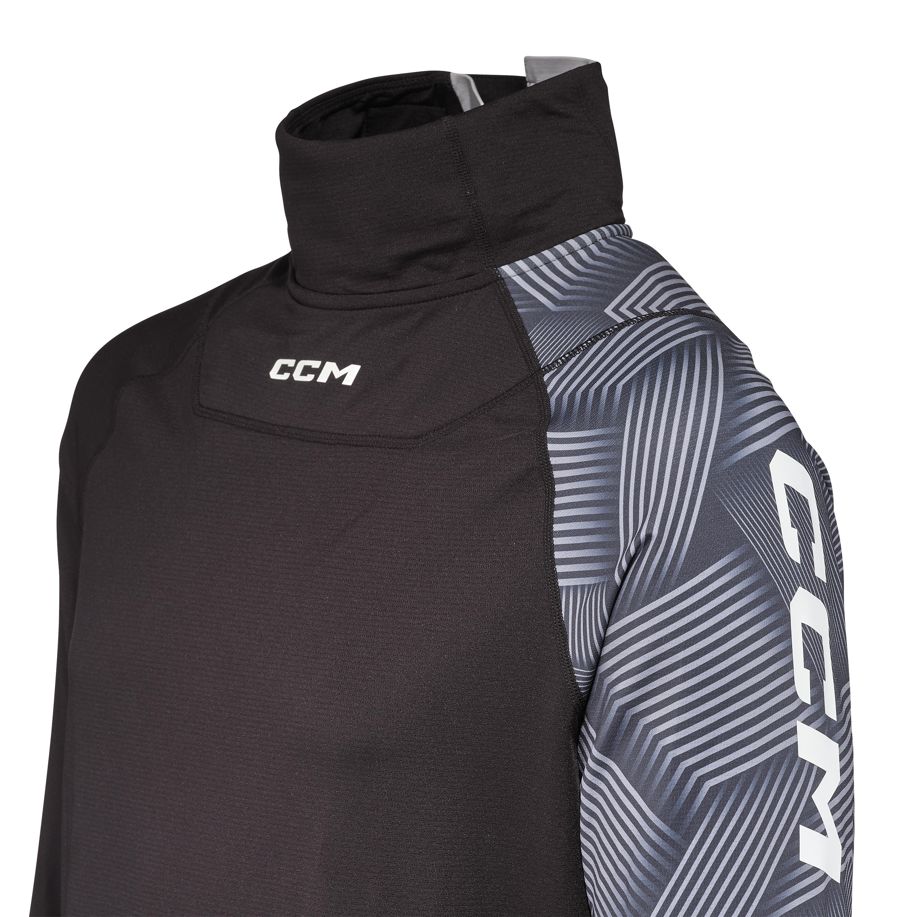 CCM Long Sleeve Top with Neck Guard Senior - ICE HOCKEY BASE LAYERS