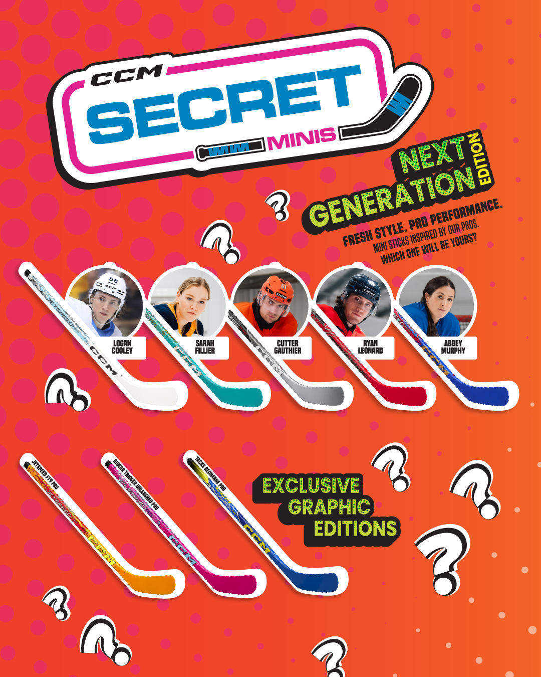 CCM Secret Mini Sticks 2026 Edition - Mini Hockey