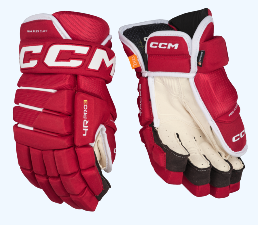 CCM Tacks 4R PRO3 Hockey Gloves - Red / 13’’ / Senior - Ice Hockey Gloves