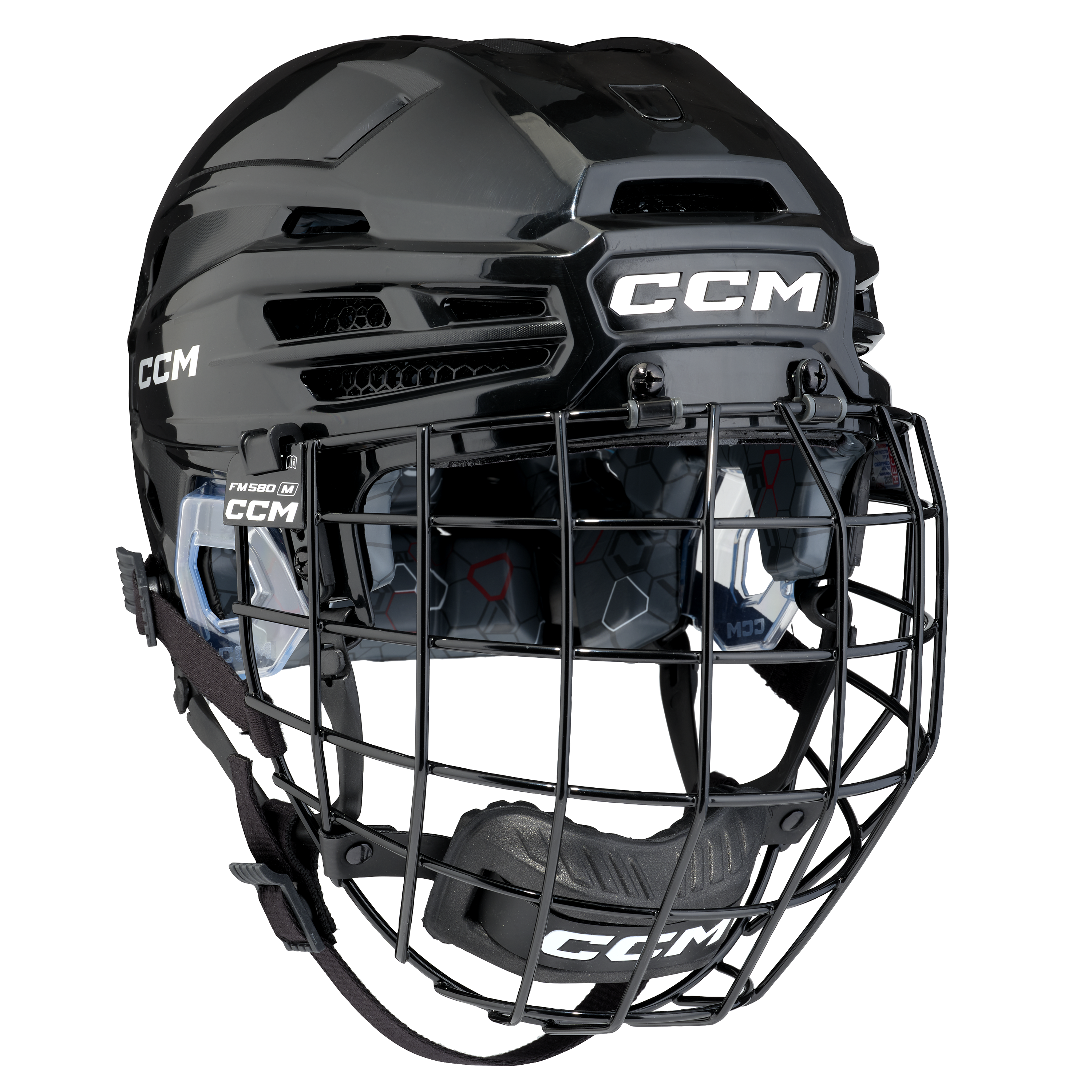 CCM Tacks 920 Ice Hockey Helmet Combo - S / Black - Head & Face Protection