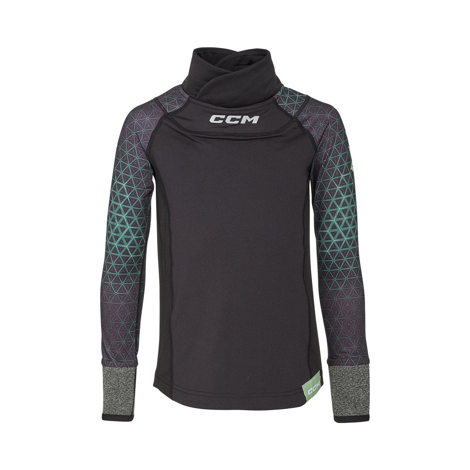 CCM Womens FTW Neck Protect Long Sleeve Shirt Youth - Womens Ice Hockey Baselayers