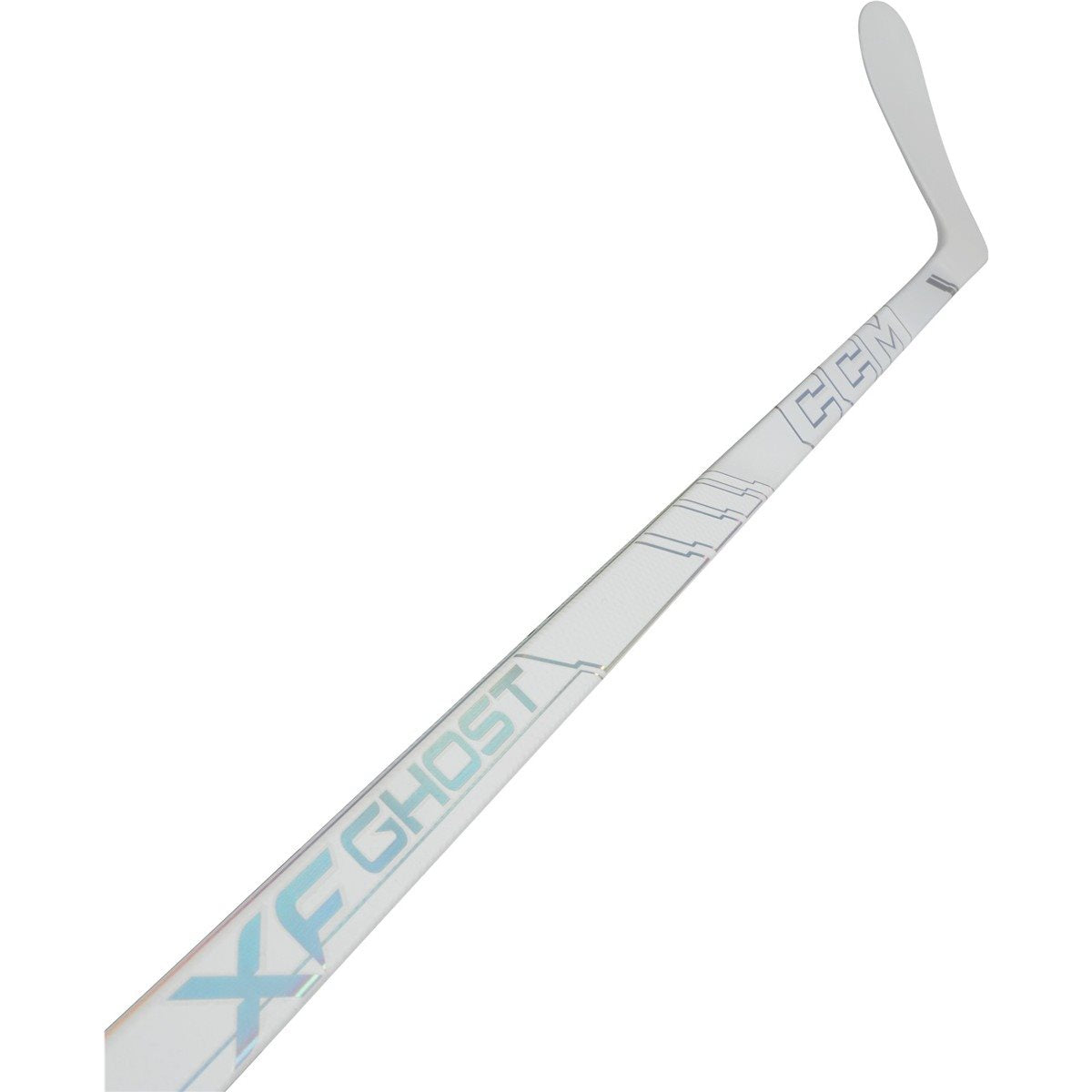 CCM XF Ghost Hockey Stick Senior WHITE EDITION - Left / 75 / P28 +1/4 - Ice Hockey Sticks