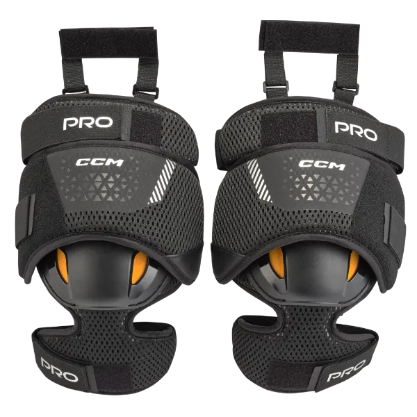 CCM XF Pro Goalie Knee Pads - Senior OSFA - Goalie Accessories