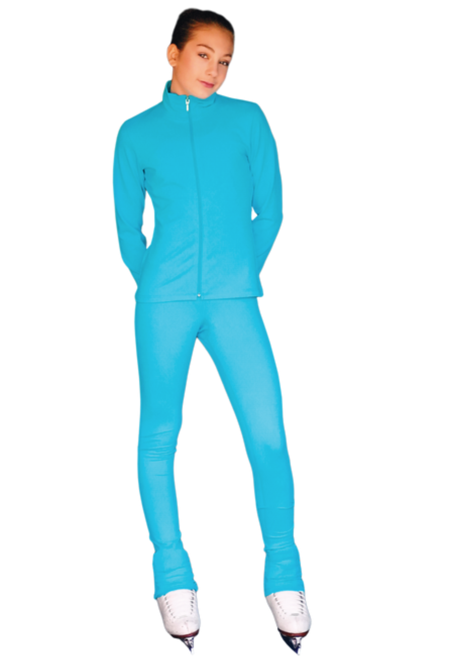 Chloe Noel PS735 Over-the-heel Skate Elite Figure Skating Pants - Blue / Child XS - Clothing > Figure Skating Leggings