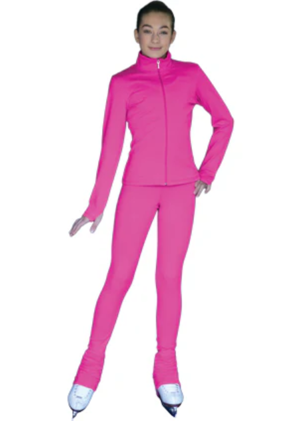 Chloe Noel PS735 Over-the-heel Skate Elite Figure Skating Pants - Pink / Child XS - Clothing > Figure Skating Leggings