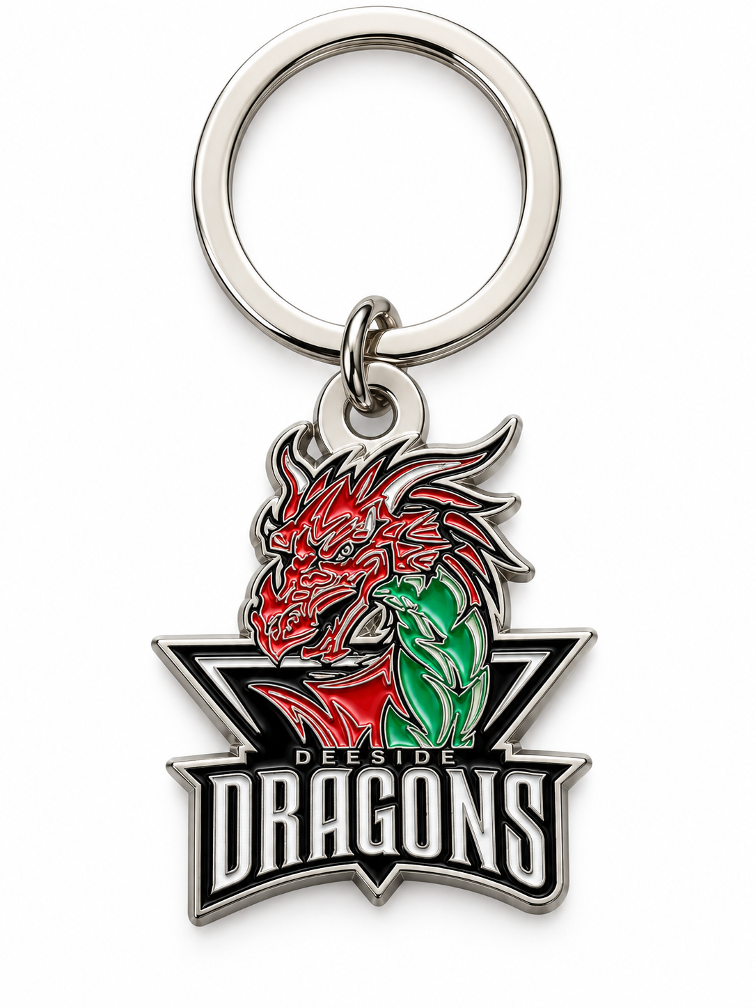 Deeside Dragons Logo Key Ring - Official Merchandise - Club Shop