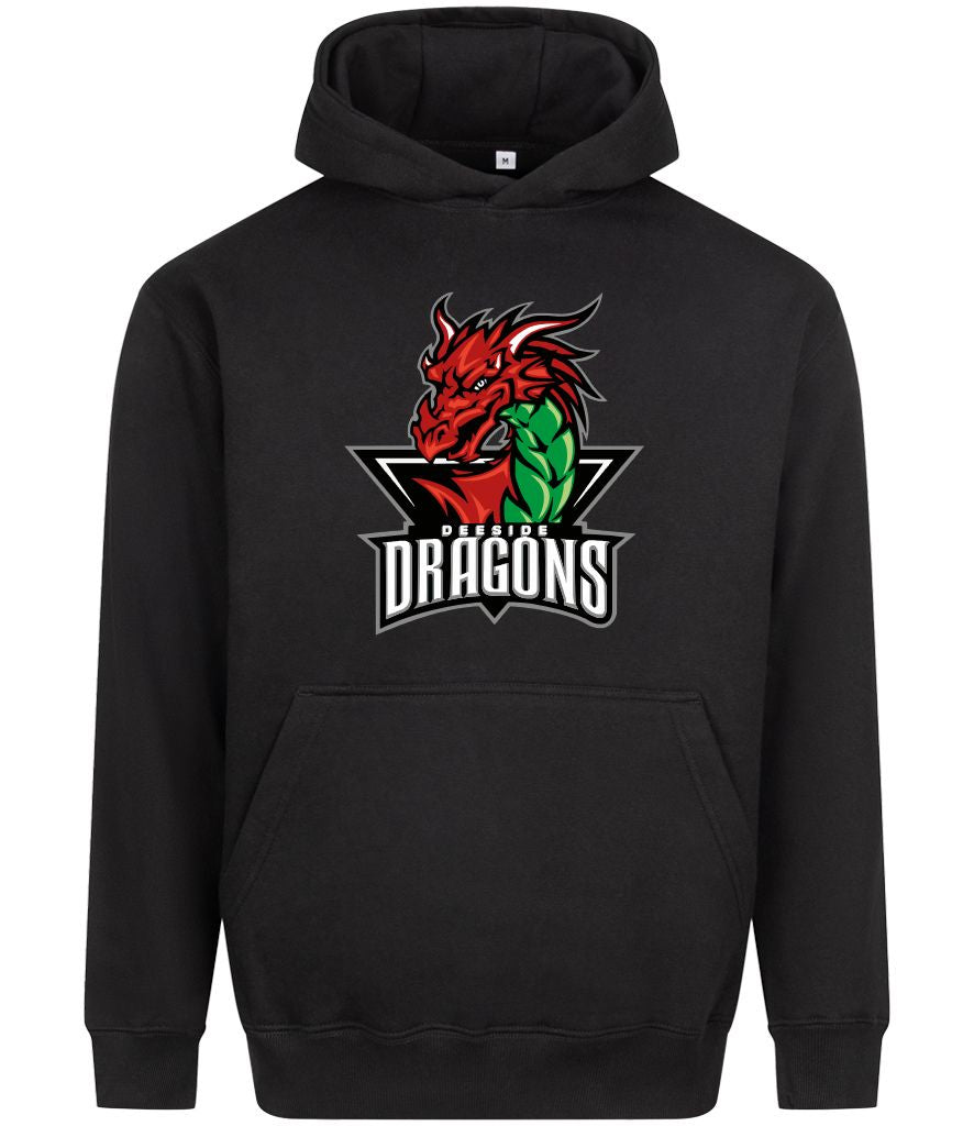 Deeside Dragons Relaxed Fit Hoodie - Official Merchandise
