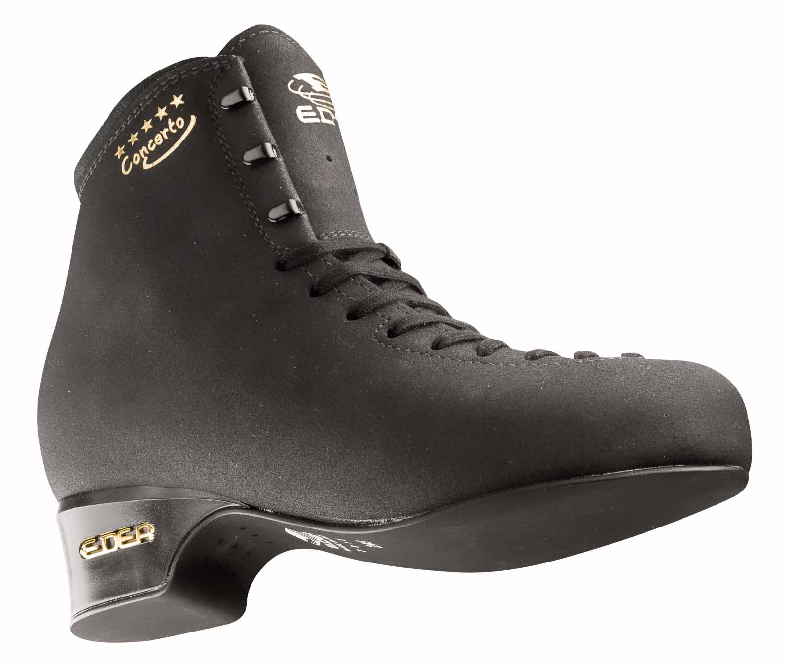 Edea Concerto Boot Only in Black. Junior Sizes 225 - 255 - 225 / B - Figure Skating