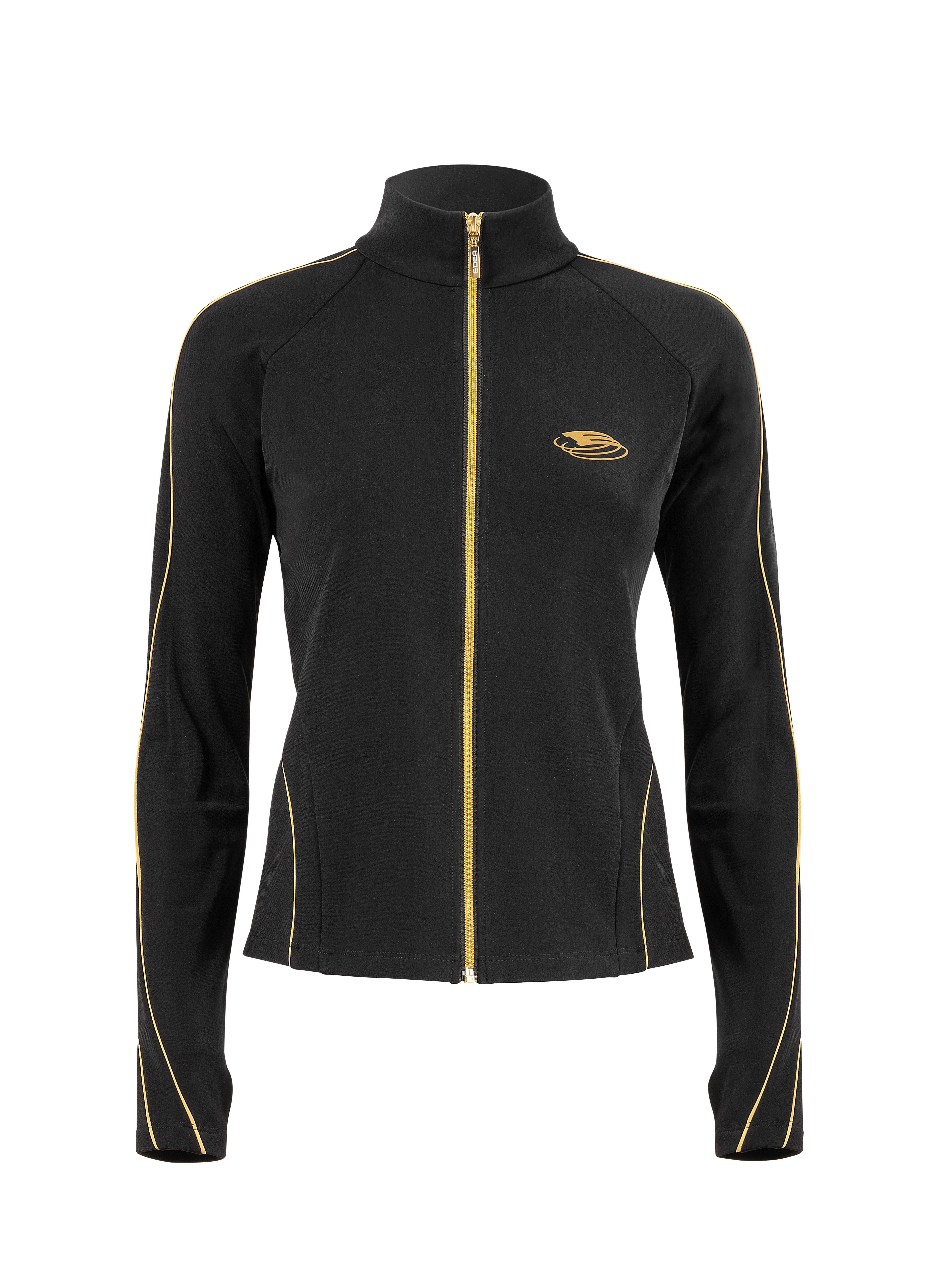 Edea Dream Gold Jacket Women Black XXS-L - Clothing > Figure Skating Tops
