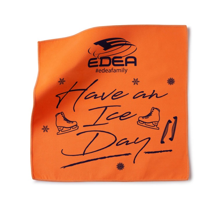 Edea Ice Skate Blade Towel - Orange - Accessories > Boot Accessories
