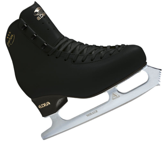 Edea Overture Ice Skates in Black. Adult Sizes 260 - 310 - 260 / B - Figure Skating