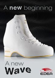 Edea Wave Figure Skates in Ivory Junior Sizes 185-255 - Figure Skating