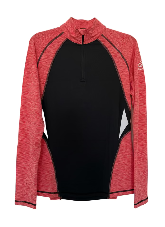 ES Performance Melange Quarter Zip Training Top - Clothing > Figure Skating Jackets