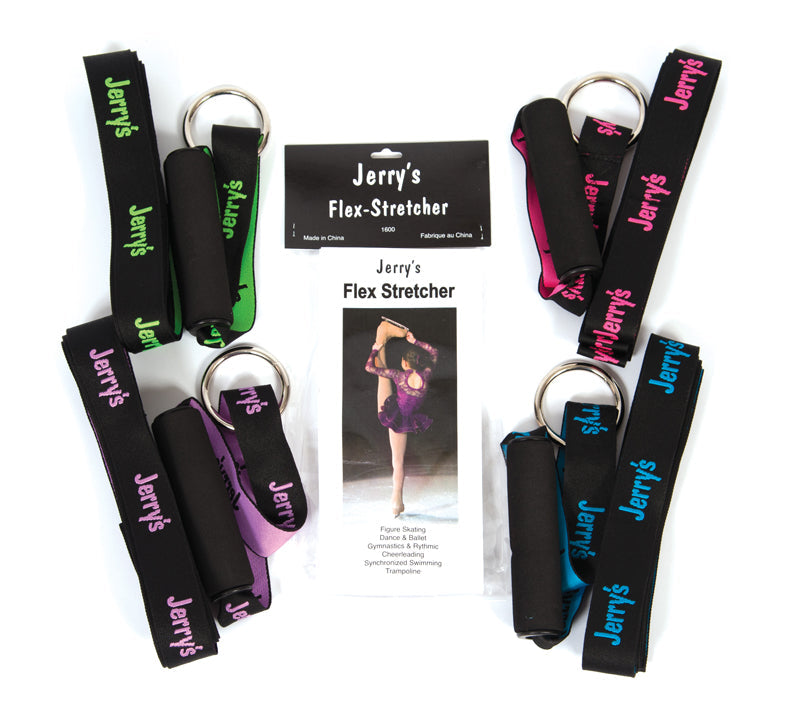 Flex Stretcher for Stretching/Warm Up Skating Training by Jerry’s - Black/Pink - Accessories > Figure Skating Training