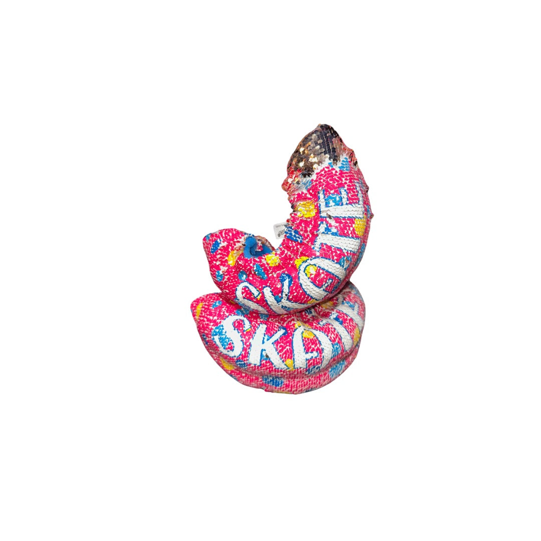 Fuzzy Soakers Flipz Sequin Blade Covers - Skate - Pink with Dots - Accessories > Skate Guards and Soakies