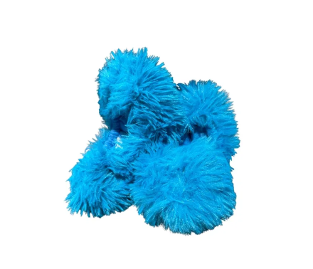 Fuzzy Soakers Fur Skate Blade Covers - Shaggy Turquoise - Accessories > Skate Guards and Soakies