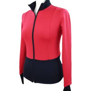 Gees Active Low Rib Jacket in Red - Size 32’’ - Red / 32’’ - Clothing > Figure Skating Jackets