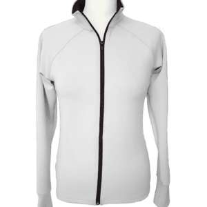 Gees Active Plain Jacket 26’’ - 32’’ Junior - 24’’ / White - Clothing > Figure Skating Jackets