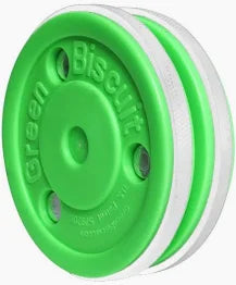 Green Biscuit Off Ice Puck - Pro - Ice Hockey Pucks & Balls