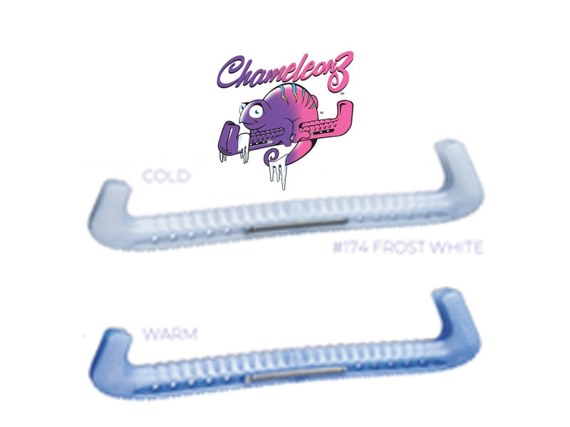 Guardog Chameleonz Two Piece Skate Split Guards - Frost White (white/sky blue) - Accessories > Skate Guards and Soakies