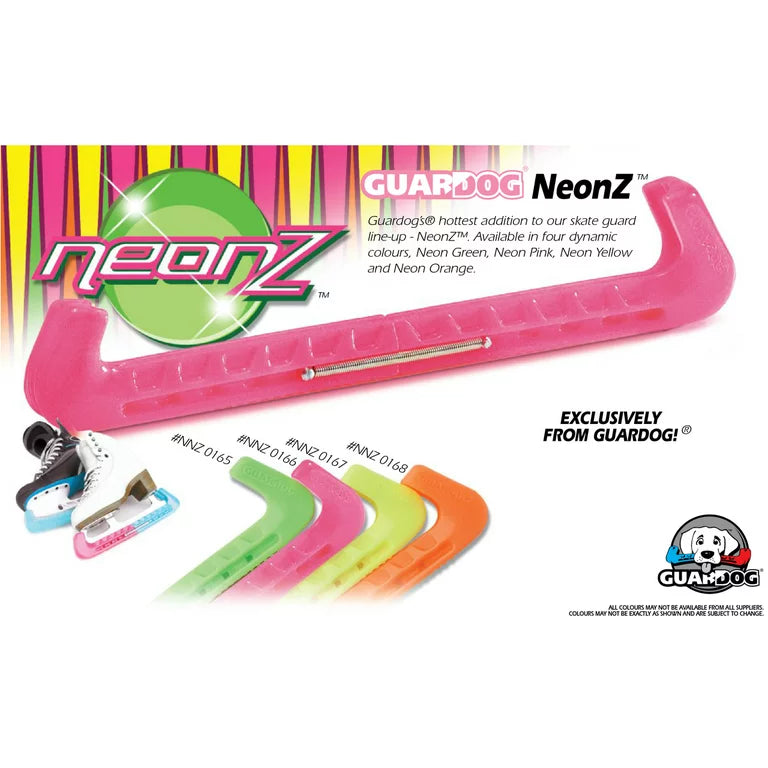 Guardog Neon Two Piece Universal Ice Skate Split Guards - Accessories > Skate Guards and Soakies