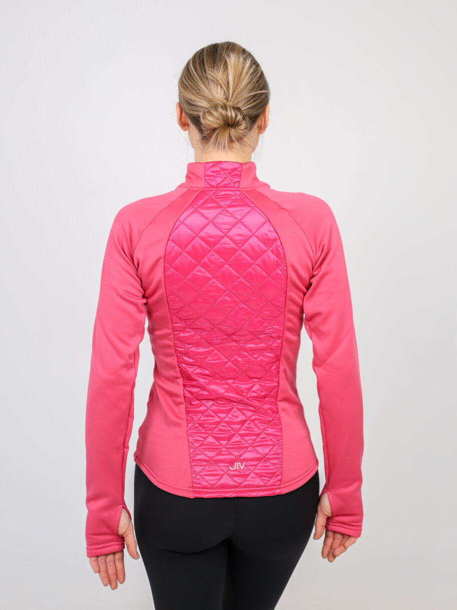 Jiv Sport Icepro Ice Skating Jacket in Pink