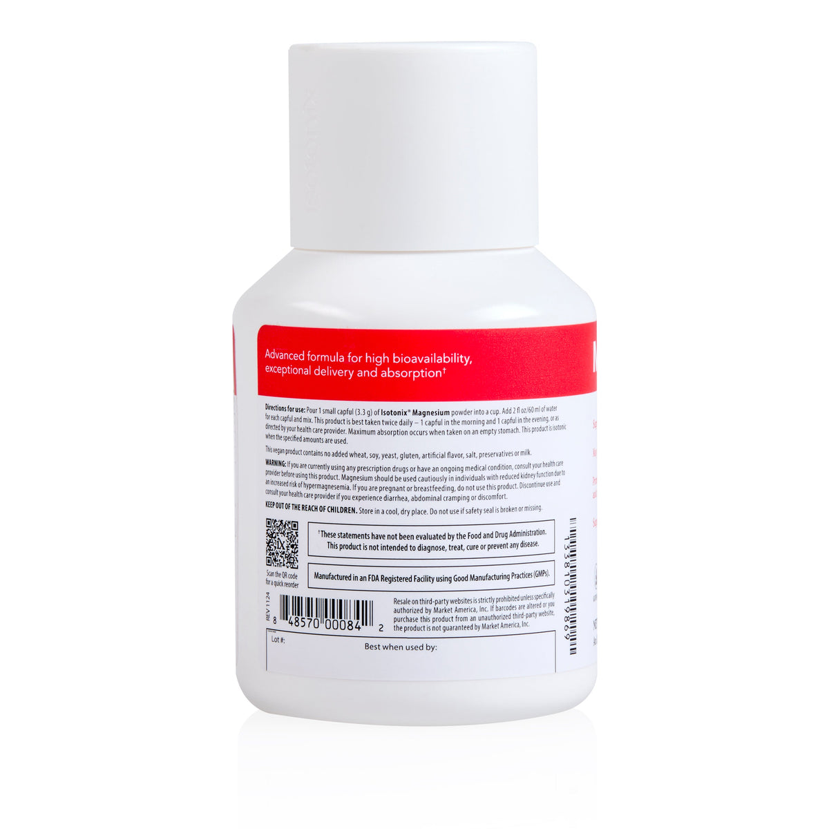 Isotonix® Magnesium - Water Bottles & Nutrition