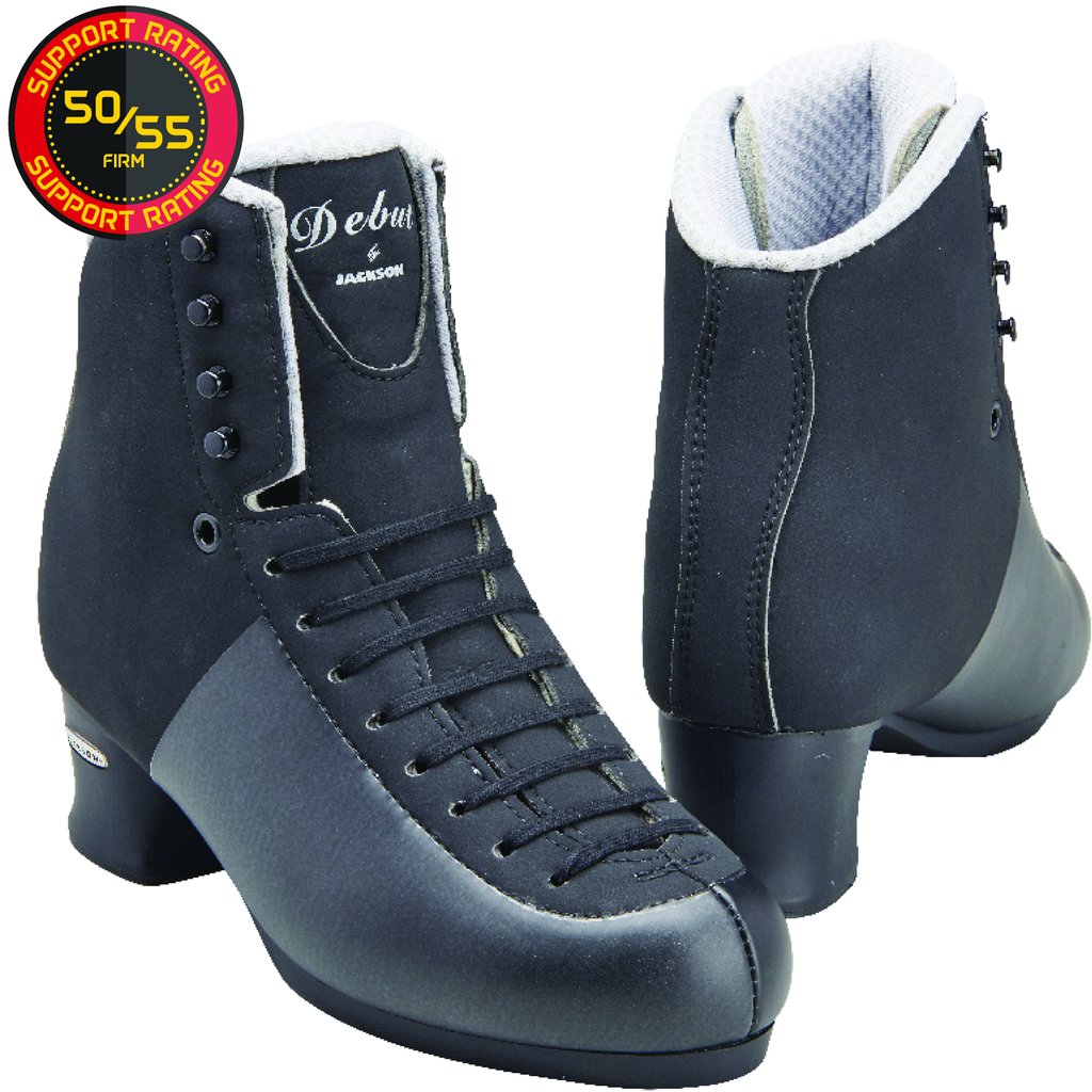 Jackson Debut Fusion FS2452 Black Boot Only - Size 5.5uk - 11uk - UK 5.5 (senior) / M (Medium) - Figure Skating