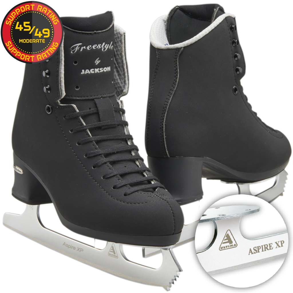 Jackson Freestyle Fusion FS2192 Black Sizes 1uk - 5.5uk - UK 1 (junior) / Medium - Figure Skating