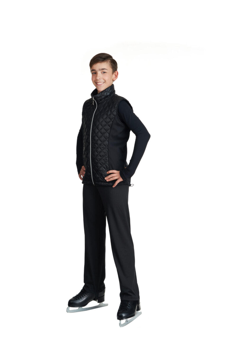 JIV Sport Fortis Skating Gilet for Men - Black - Clothing > Figure Skating Jackets