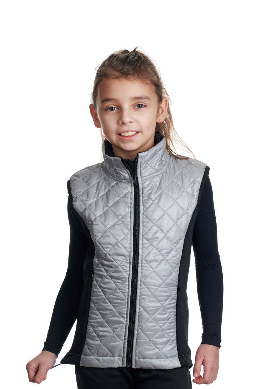 Jiv Sport Jofa Ice Skating Gilet in Silver - Clothing > Figure Skating Jackets