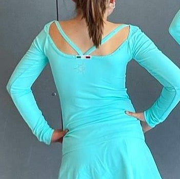Karisma Titta Skating Top - Immersionne (Mint) / Adult XS - Clothing > Figure Skating Tops