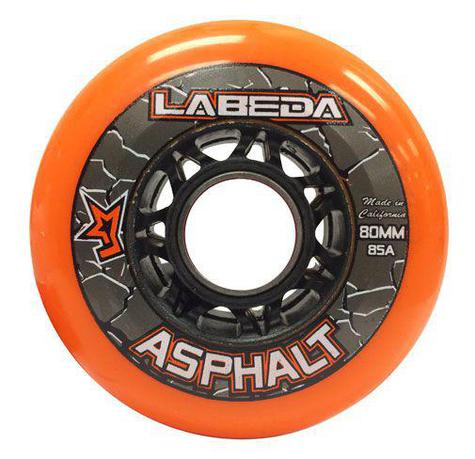 Labeda Inline Hockey Wheels Asphalt - Pack of 4 - 59mm - Roller Skate Wheels