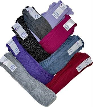 Leg Warmers with stirrup - 60cm / Black Sparkle - Clothing > Figure Skating Gloves